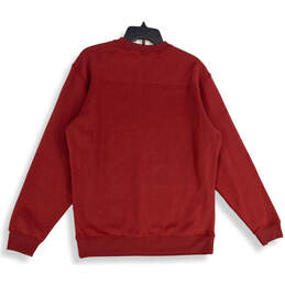 Womens Red Long Sleeve Crew Neck Pullover Sweatshirt Size Medium alternative image