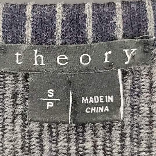 Theory Women Grey/Black Stripe Dress S image number 3