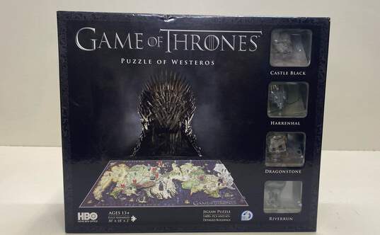 Game Of Thrones Puzzle Of Westeros Jigsaw Puzzle 1400+ Pieces 4d Cityscape IOB image number 1
