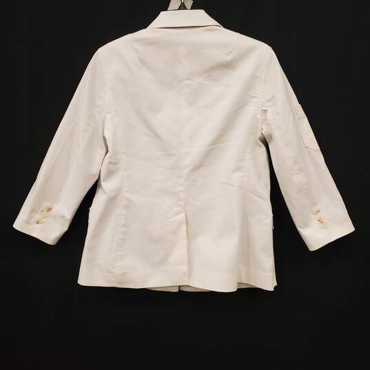 Anthropologie Women's White Jacket SZ 4 NWT image number 6