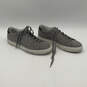 Mens Gray Suede Round Toe Lace Up Sneakers Shoes Size 9.5 image number 3