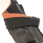 Harley Davidson Vintage Men's Medium Wool Leather Jacket Black Orange image number 6