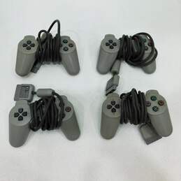 Sony PS1 Controller Lot w/ Multitap alternative image