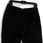 Womens Black Flat Front Slash Pocket Classic Straight Leg Dress Pants Sz 6 image number 4