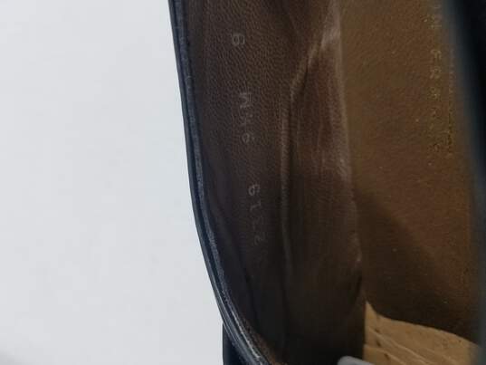 Bally Black Formal Loafers M 9.5 COA image number 7
