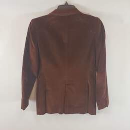 Giorgio Beverly Hills Women Brown Blazer Jacket 8 alternative image