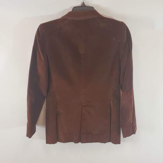 Giorgio Beverly Hills Women Brown Blazer Jacket 8 image number 2