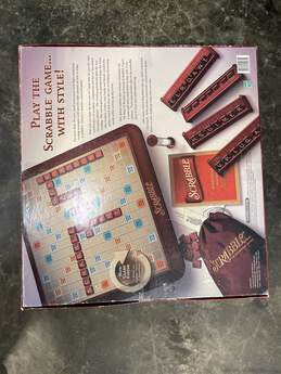 Scrabble Deluxe Turntable 2 Players Crossword Word Board Game W-0503321-A alternative image