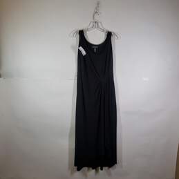 Womens Sleeveless Scoop Neck Stretch Long Maxi Dress Size 12