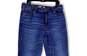 Womens Blue Denim Medium Wash Pockets Stretch Tapered Leg Jeans Size 14 image number 3