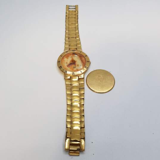 Gucci 3300M 10 Microns 33mm ETA Movement FOR PARTS Watch 63.0g image number 1
