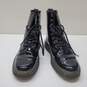 Dr. Martens Zavala Patent Leather Combat Boots Black Sz M6/L7 image number 3