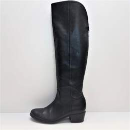 INC International Concepts Beverley Leather Boots Black 9.5 alternative image