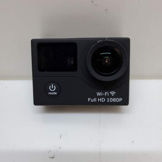 1080P Full HD Wi-Fi Digital Action Camera Black with Waterproof Case & Extras image number 2