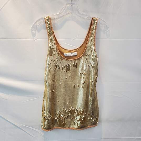 Trina Turk Los Angeles Sequin Tank Top Women's Size P image number 1