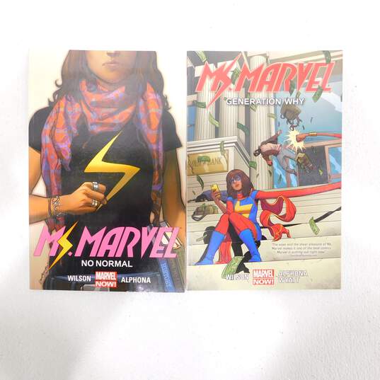 Marvel Ms. Marvel Graphic Novel Lot #1-5 image number 2