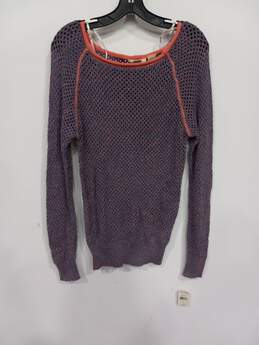 Miss Me Women's Purple Sweater Top Size S