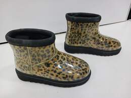 Koolabura Women's Clear Animal Print Ankle Boots Size 8 alternative image