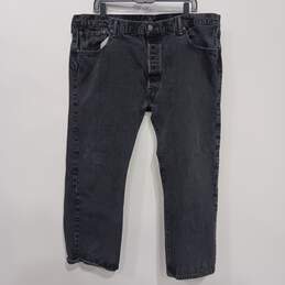 Levi's 501 Men's Black Capri Jeans Size 42x30