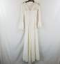 BCBG Maxazria Women White Long Sleeve Gown XS NWT image number 2