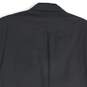 NWT Mens Black Notch Lapel Flap Pocket Long Sleeve Two Button Blazer Size 48 image number 4