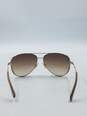 Michael Kors Gold Tinted Aviator Sunglasses image number 3