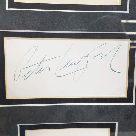 Signed, Framed & Matted Photo of The Rat Pack - Sinatra, Davis. Martin, Lawford, Bishop image number 3