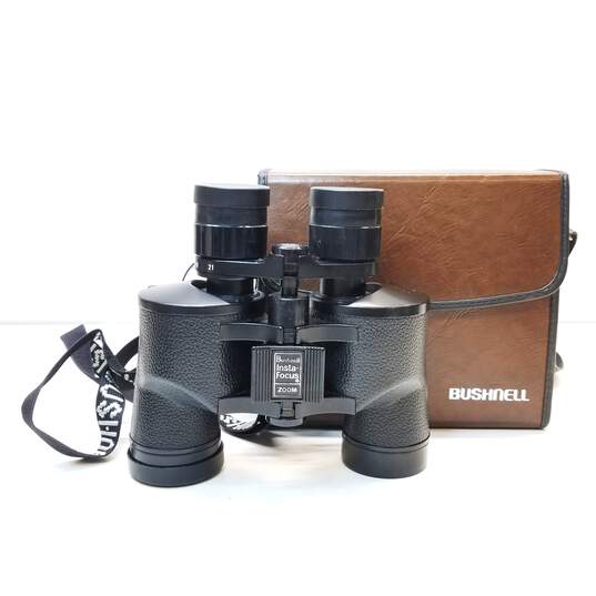 Assorted Binoculars with Cases Bundle Lot Bushnell Vivitar image number 4