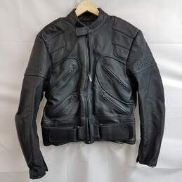Fieldsheer armored leather motorcycle riding jacket men's 46