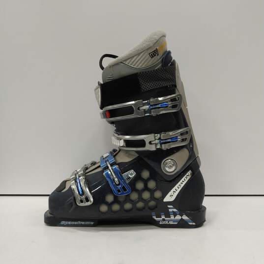 Unisex X Wave 8 Flex 90 Blue Ratchet Buckle Round Toe Ankle Ski Boots Size 305mm image number 3
