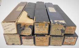Lot Of 9 Assorted Player Piano Rolls Vintage