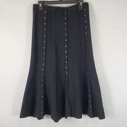 NY Collection Women Black Skirt S NWT