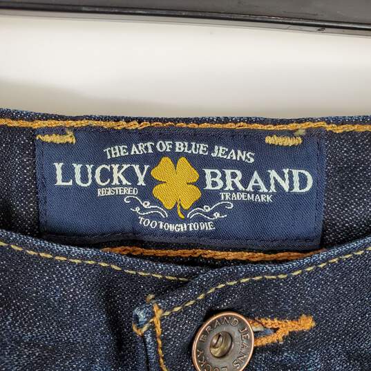 Lucky Brand Men Blue Relaxed Straight Jeans Sz 32 NWT image number 3