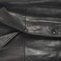 Calvin Klein Mens Black Leather Jacket L image number 3