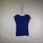 Womens Regular Fit Short Sleeve Scoop Neck Pullover T-Shirt Size Large image number 2