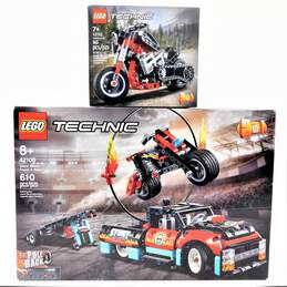 LEGO Technic Sealed 42106 Stunt Show Truck & Bike w/ 42132 Motorcycle alternative image