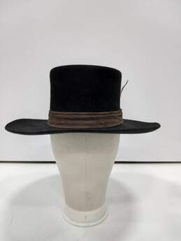 Stetson Authentic Movie Original Men's Black Cowboy Hat Size 55 - 6 7/8