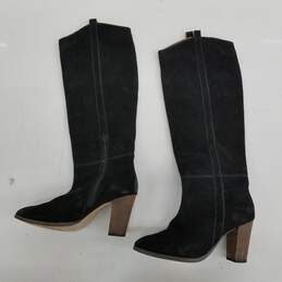 Dolce Vita Black Suede Riding Boots Size 6