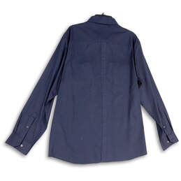 NWT Mens Gray Long Sleeve Spread Collar Pockets Button-Up Shirt Size XXL alternative image