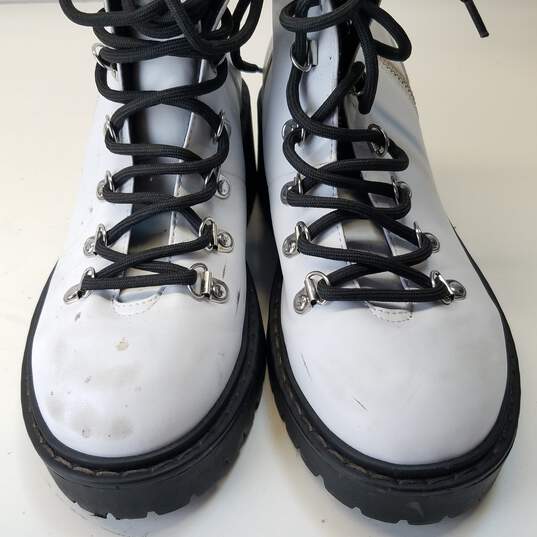 Skechers Women's Lug-Sole Boots White/Black Size 5.5 image number 4