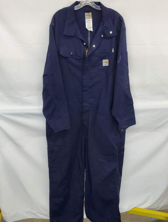 Carhartt FRX007 DNY Navy Coveralls Size 44 Regular image number 1