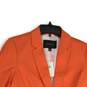 NWT Banana Republic Womens Orange Notch Lapel Long Sleeve Two Button Blazer Sz 6 image number 3