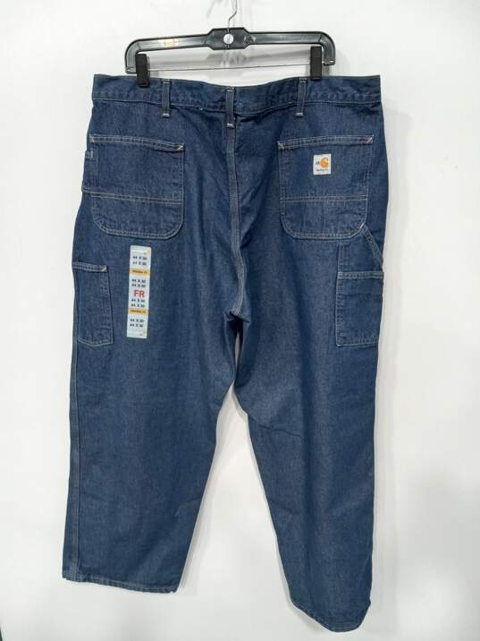 Carhartt Flame Resistant Dungaree Jeans Men's Size 44x30 image number 3