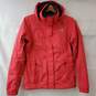 The North Face HyVent Hooded Zip Red Jacket Women's SP image number 1