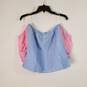 Romeo + Juliet Women Pink/Blue Gingham Top S NWT image number 2