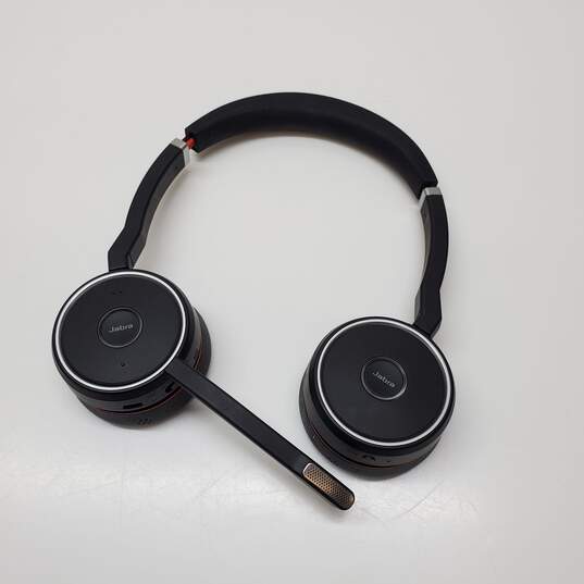 Jabra HSC040W Evolve 75 Wireless Bluetooth Headphones (Untested) No Dongle image number 5