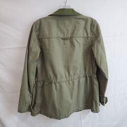 Madewell Olive Green Full Button Up Utility Jacket Size XS alternative image