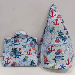Pair of Matching Vera Luggage Pieces