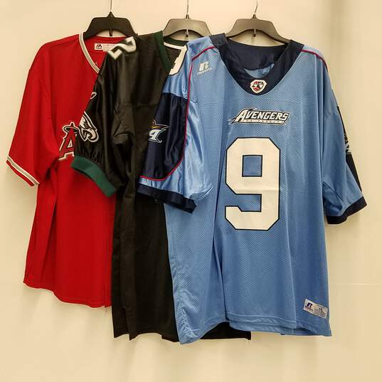 Lot of Assorted Professional Sports Jerseys Sz. XXL image number 1