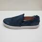 Kate Spade Womens Size 9M Blue Lilly Ruffle Suede Round Toe Slip On Sneakers Sz 8 1/2 image number 2